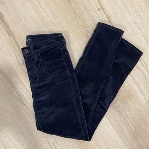 J. Crew Women’s Velvet Skinny Pants in Charcoal - Size 24